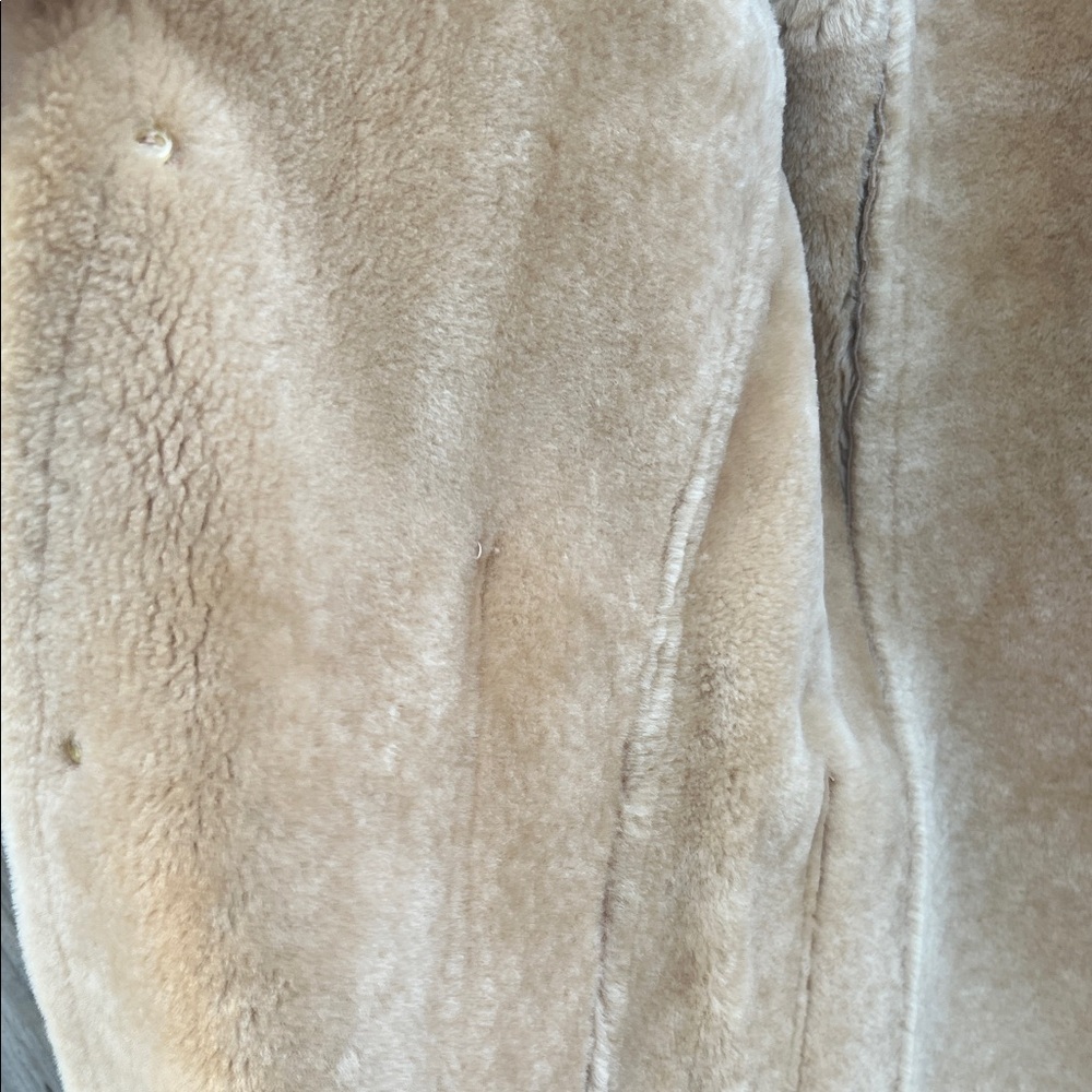 Vintage Sawyer of Napa Men's Tan Shearling Jacket Size 38 - Picture 16 of 16